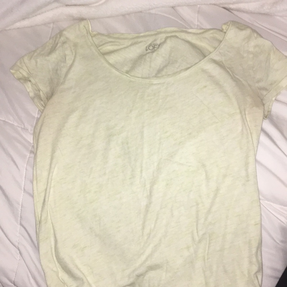 ANN TAYLOR LOFT basic scoop neck
